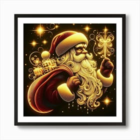 Santa Claus 2 Art Print