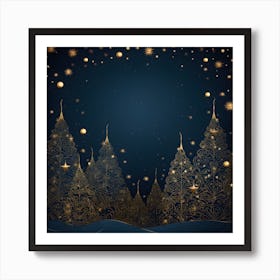 Elegant Christmas Design Series071 Art Print