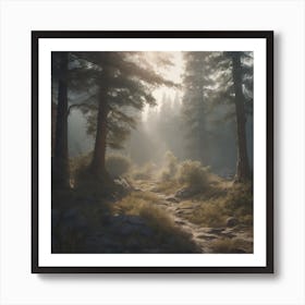 Dark Forest Art Print