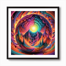 Psychedelic Art 8 Art Print