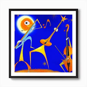 Jazz Musicians Art Print