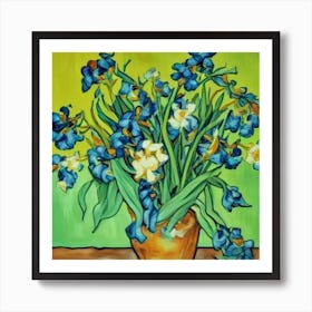 Irises, Vincent Van Gogh 1 Art Print