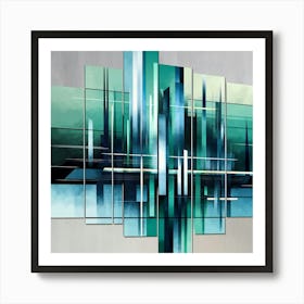 Abstract Cityscape Art Print