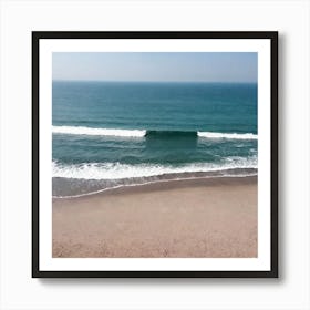 Aerial View Of A Beach 19 Art Print