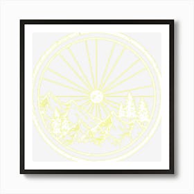 Mountain Bike Mtb Cycling Bicycle Biking Gift Art Print