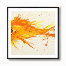 Orange Fish 1 Art Print