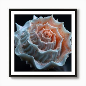 Seashell flower Art Print