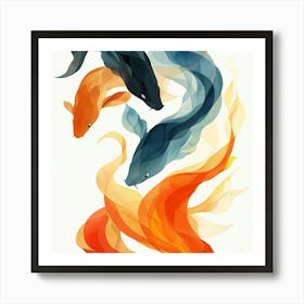 Koi Fish 7 Art Print