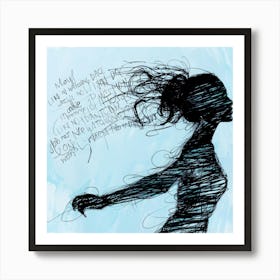 Dance Graphic - Woman's Song Art Print