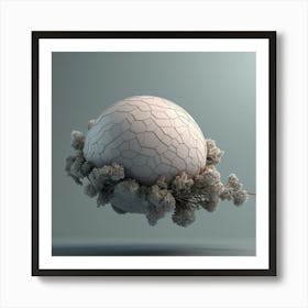 Fractal Sphere Art Print