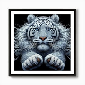 White Tiger 20 Art Print
