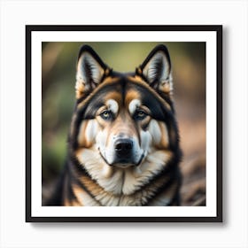 Husky Dreams Art Print