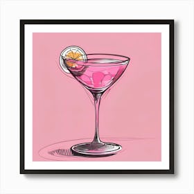 Pink Martini 1 Art Print