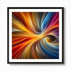 Abstract Swirl 1 Art Print