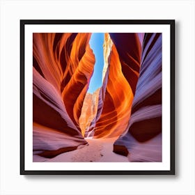 The walls of the canyon 6 Art Print