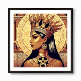 Egyptian Queen 1 Art Print