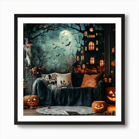 Spooky Halloween Print Art Print