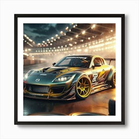 Mazda Rx7 Art Print