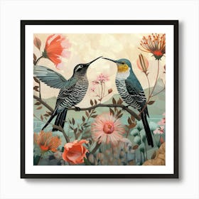 Bird In Nature Hummingbird 2 Art Print