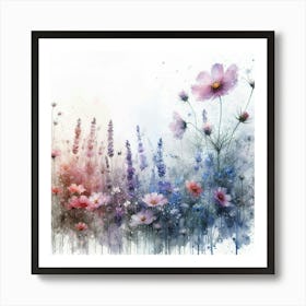 Wildflowers Canvas Print 1 Art Print