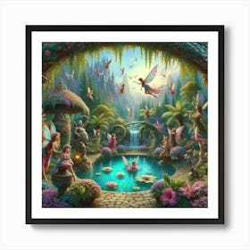 Fairy Garden 8 Art Print