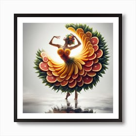 Fruit dancing 3 Art Print