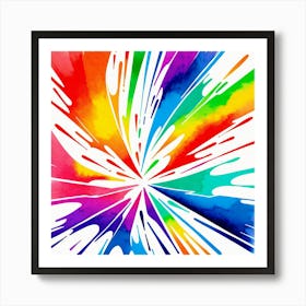 Abstract Watercolor Painting Art Print