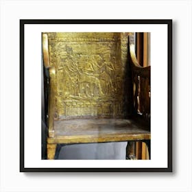 Egyptian Armchair Art Print