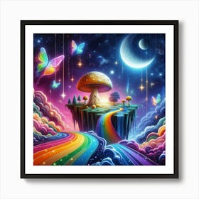 Abstract fantasy 1 Art Print