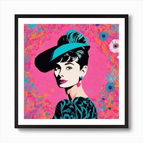 Audrey Hepburn 5 Art Print