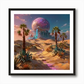 Desert Landscape 2 Art Print