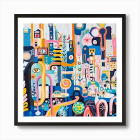 Cityscape 43 Art Print