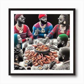 'Crab Feast' Art Print