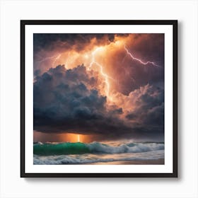 Thunder Storm Collection 5 1 Art Print