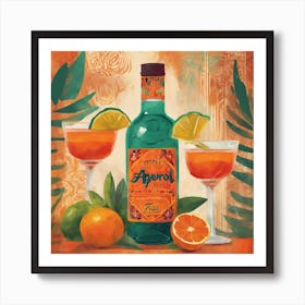 April Cocktail 1 Art Print