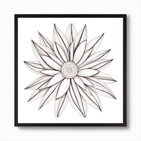 Dahlia 1 Art Print