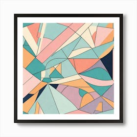 Abstract Geometric Pattern 43 Art Print