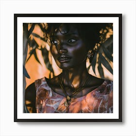 African Beauty Art Print