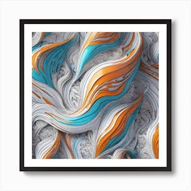 Abstract Abstract Painting 23 Art Print