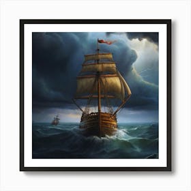 Stormy Seas.22 1 Art Print