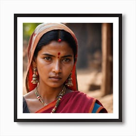 Indian Woman Art Print