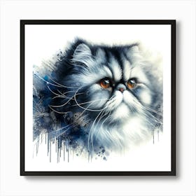 Creative Feline Cat Artwork 68 Art Print