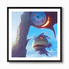 Clock Of Time Art Print