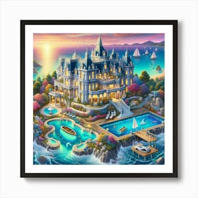 Mermaid'S Castle Art Print