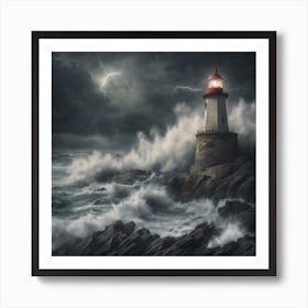 Stormy Sea Art Print