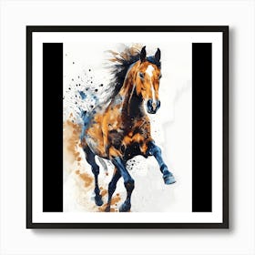 Horse Painting Art Print