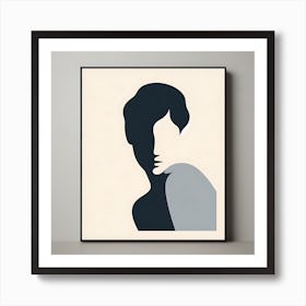 Silhouette Of A Woman 7 Art Print