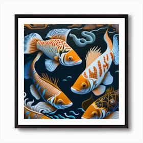 Koi Fish 1 Art Print