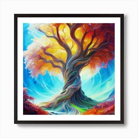 Tree Of Life oil painting abstract painting art 10 Art Print