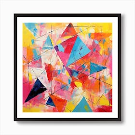 Juangisme Mindless Journey Abstract Art #17 Art Print